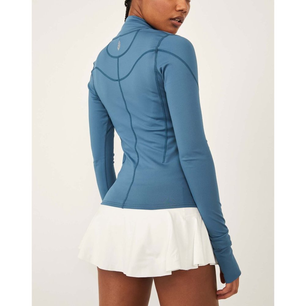 🎉LAST CHANCE🎉 NWT FP Movement Run The Course Half Zip Layer / High Tide - Picture 3 of 8